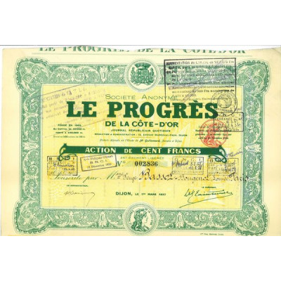 S.A. le Progrès de la Côte-d'Or (1937)
