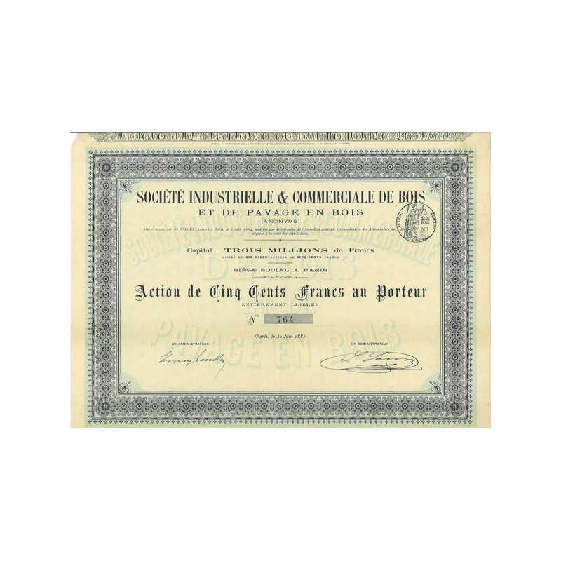 Sté Industrielle & Commerciale de Bois et de Pavage en Bois