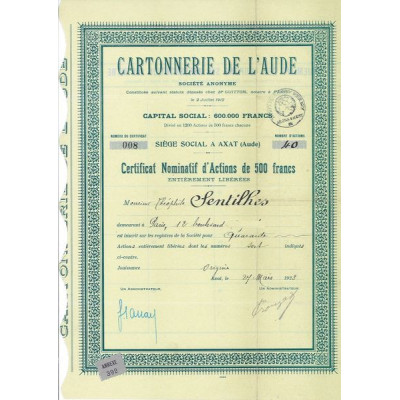 Cartonnerie de l'Aude