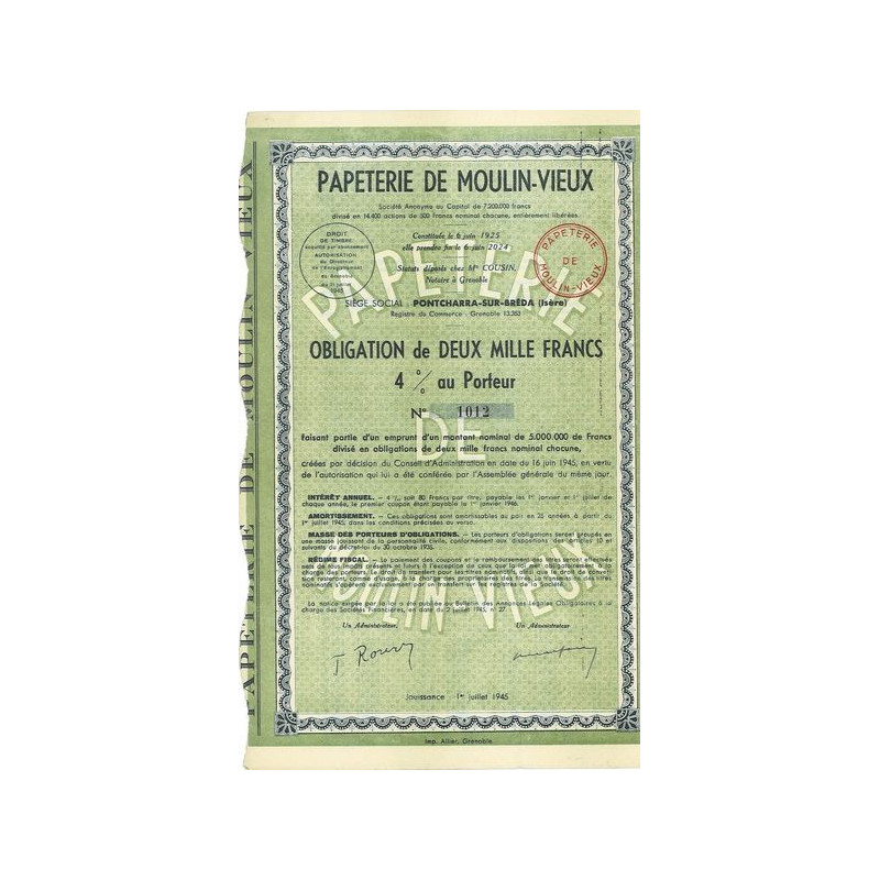 Papeterie de Moulin-Vieux