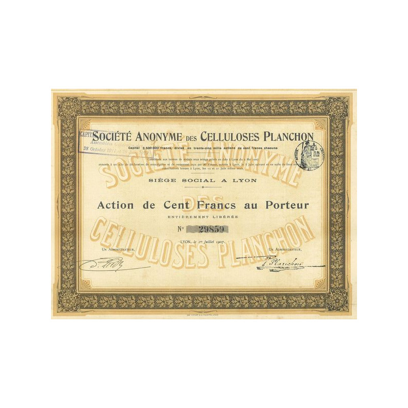 S.A. des Celluloses Planchon
