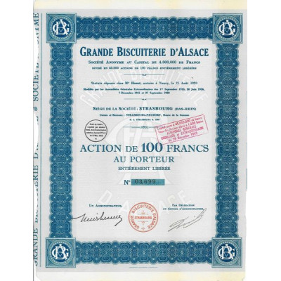 Grande Biscuiterie d'Alsace