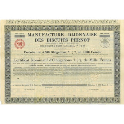 Manufacture Dijonnaise des Biscuits Pernot (blanquette)