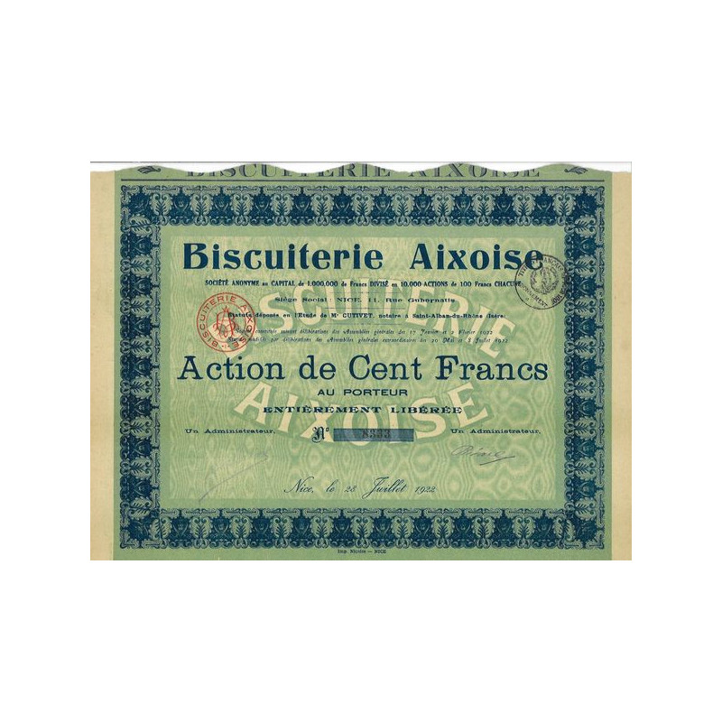 Biscuiterie Aixoise