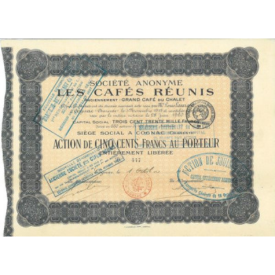 S.A. Les Cafés Réunis Anc Grand Café du Chalet