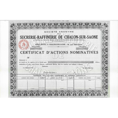 S.A. de la Sucrerie-Raffinerie de Chalon-sur-Saône (blanquette)