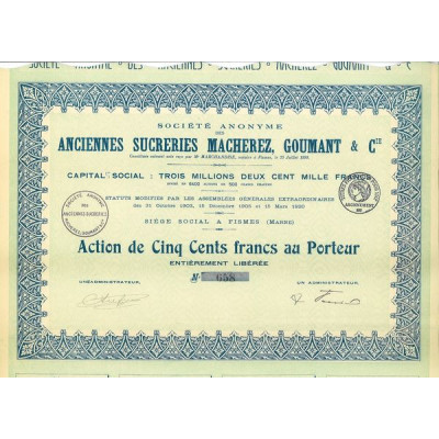 S.A. des Anciennes Sucreries Macherez Goumant & Cie