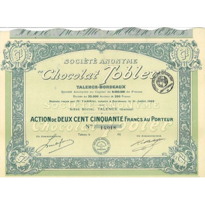 S.A. "Chocolat Tobler"