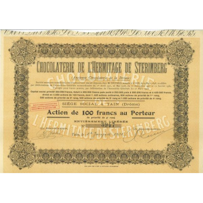 Chocolaterie de l'Hermitage de Sterimberg (Anc Chocolaterie de la Drôme) (Act)