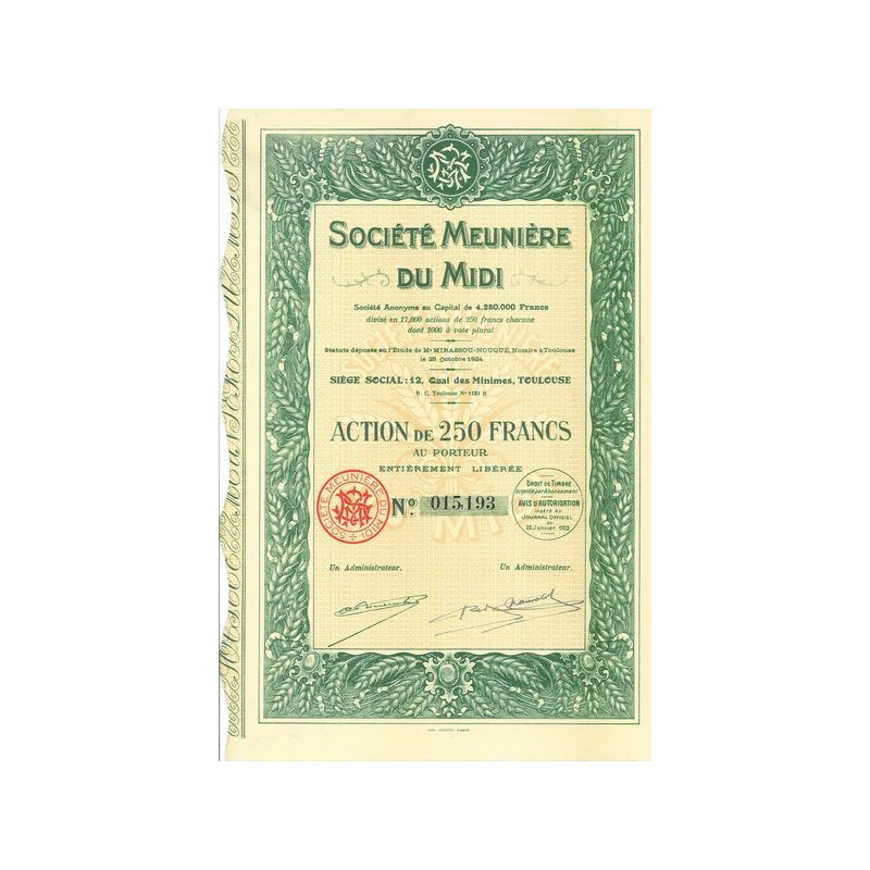 Sté Meunière du Midi