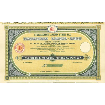 Ets Antonin Eymieu Fils Minoterie Sainte-Anne (blanquette)