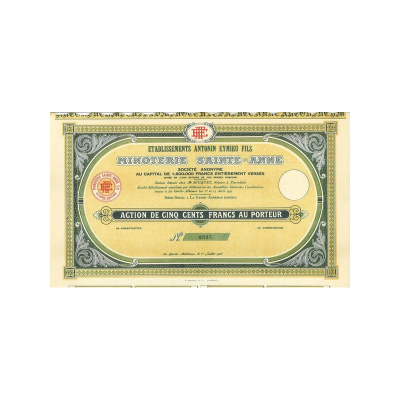 Ets Antonin Eymieu Fils Minoterie Sainte-Anne (blanquette)