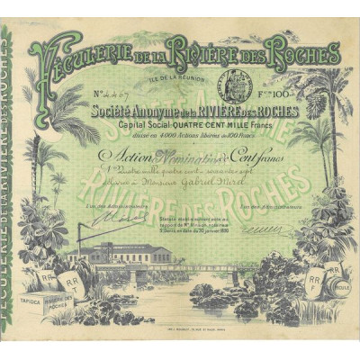 Féculerie de la Rivière des Roches - Ile de la Réunion