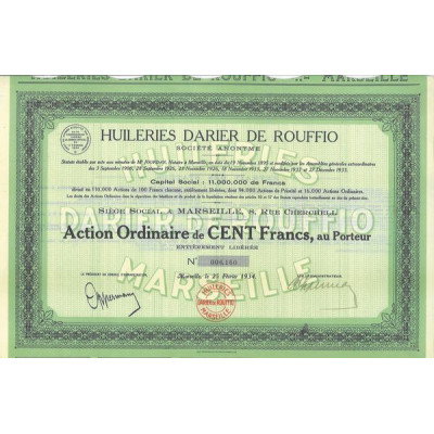 Huileries Darier de Rouffio (Act O)