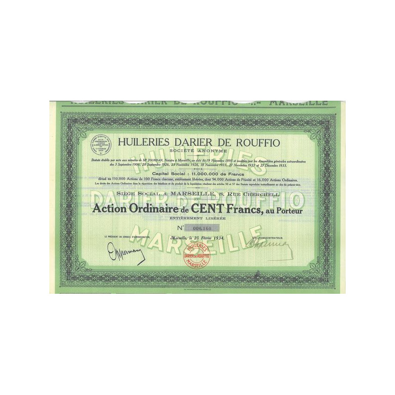 Huileries Darier de Rouffio (Act O)