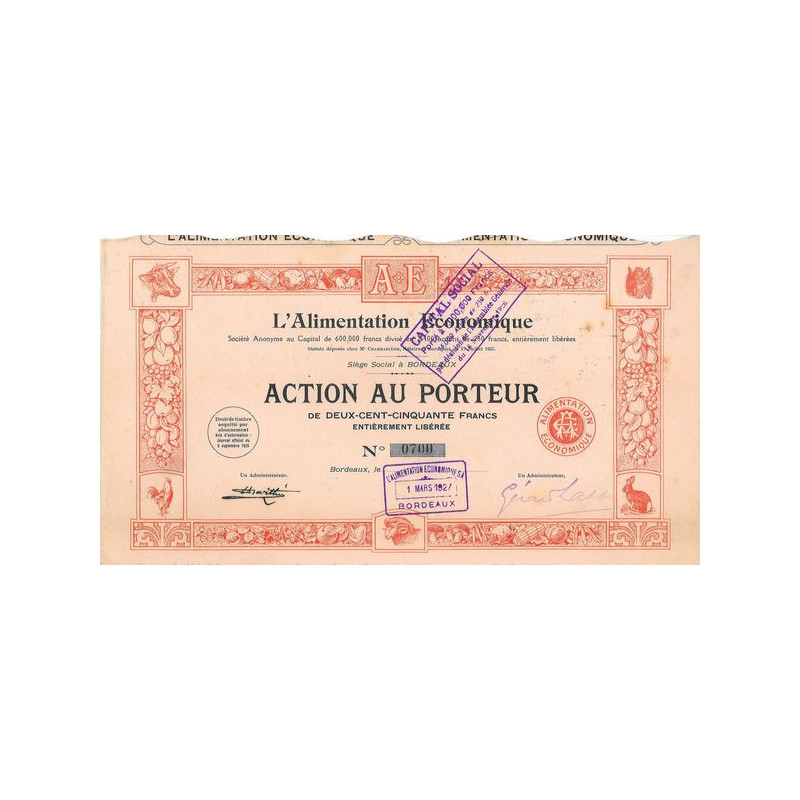 L'Alimentation Economique