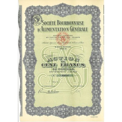 Sté Bourbonnaise d'Alimentation Générale