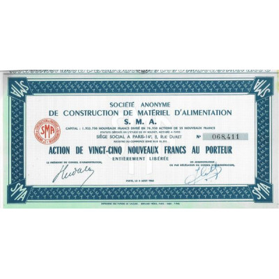 S.A. de Construction de Matériel d'Alimentation S.M.A.