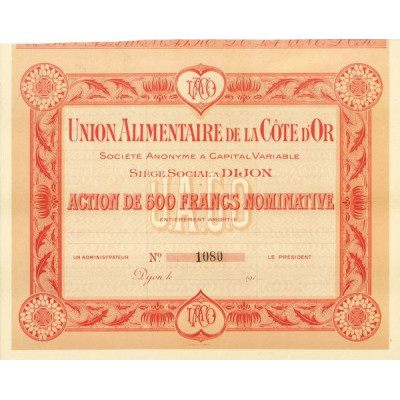 Union Alimentaire de la Côte d'Or (blanquette)