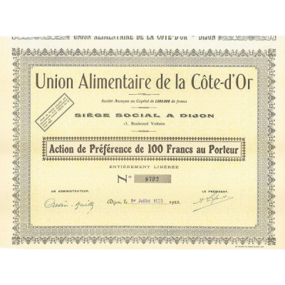 Union Alimentaire de la Côte d'Or