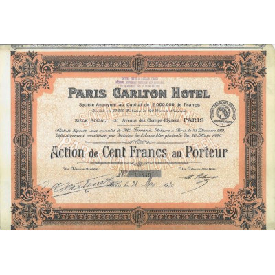 Paris Carlton Hôtel