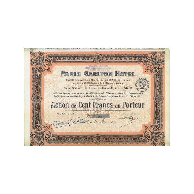 Paris Carlton Hôtel