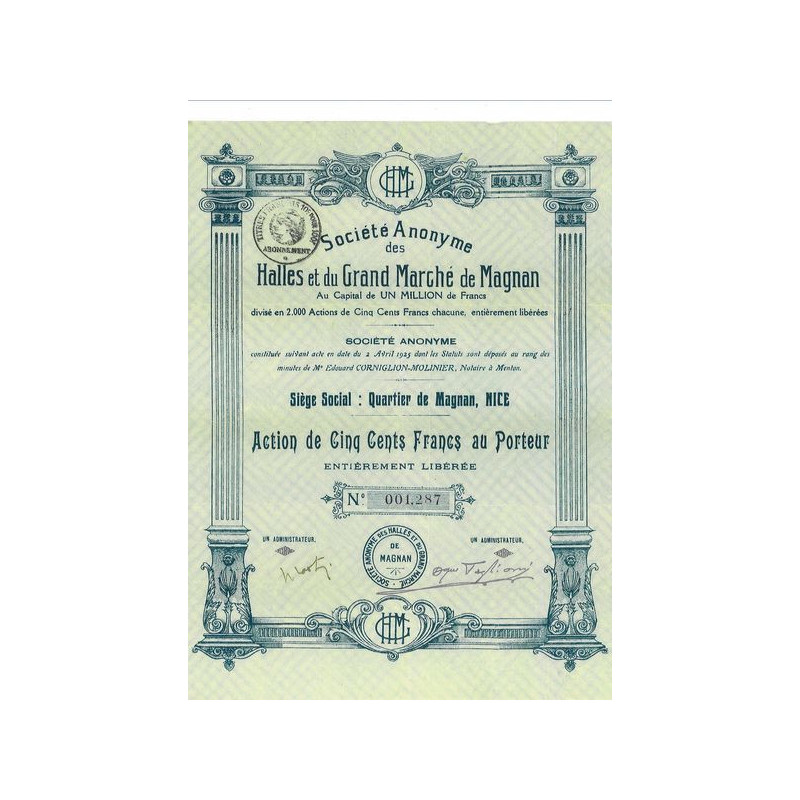 S.A. des Halles et du Grand Marché de Magnan