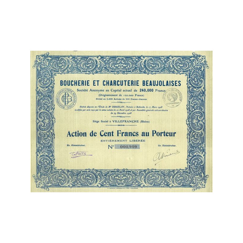 Boucherie et Charcuterie Beaujolaises