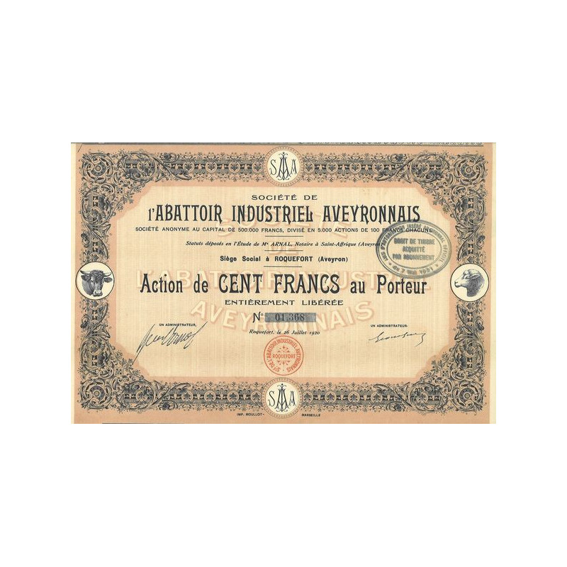 Sté de l'Abattoir Industriel Aveyronnais