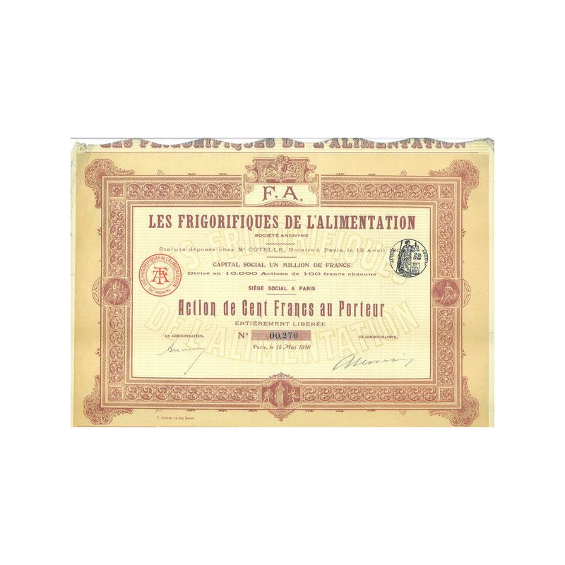 Les Frigorifiques de l'Alimentation