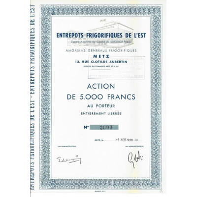 Entrepôt Frigorifique de l'Est