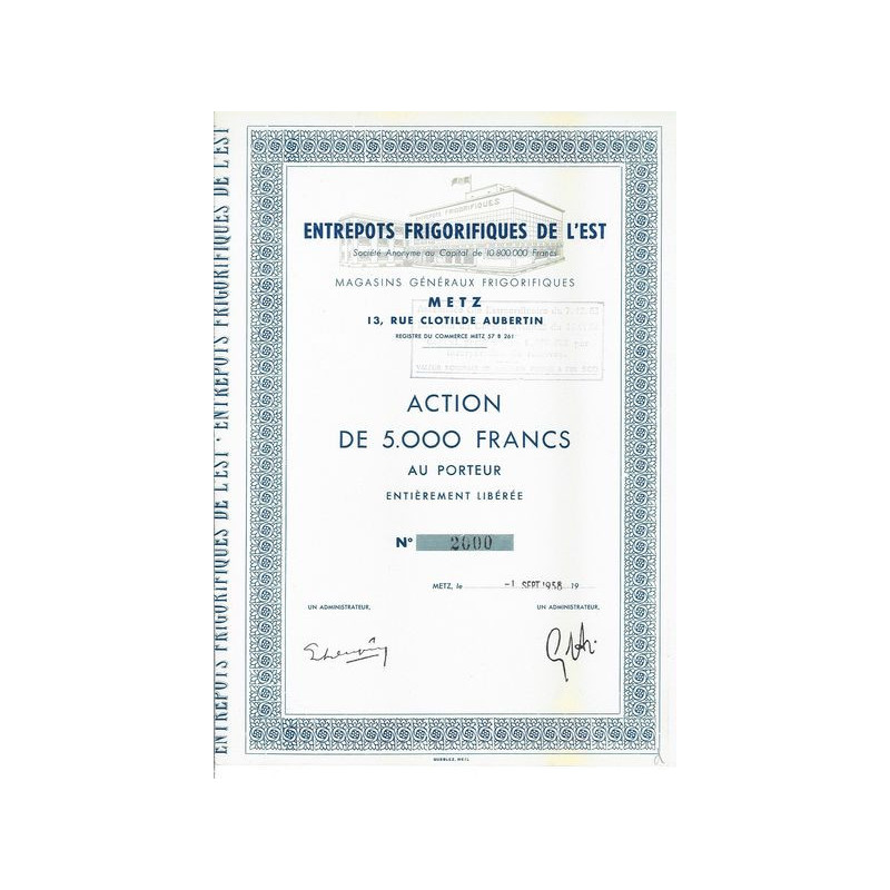 Entrepôt Frigorifique de l'Est