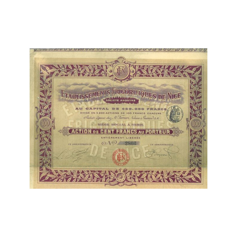 Ets Frigorifiques de Nice