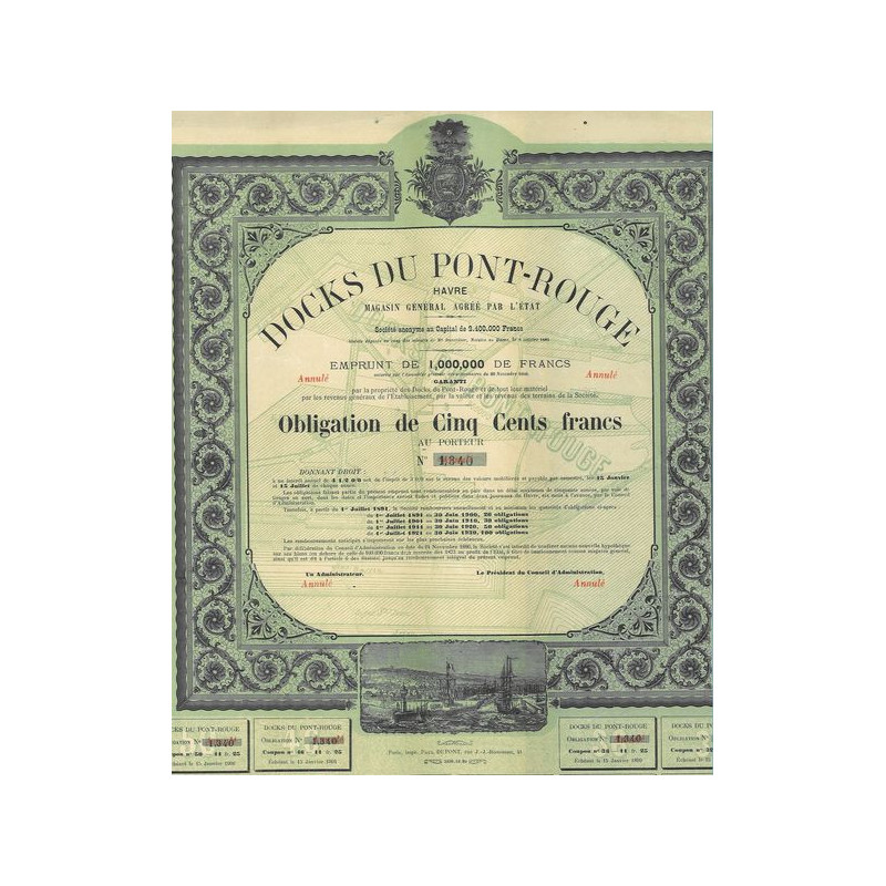 Docks du Pont-Rouge - Havre - Emprunt - (Annulé)