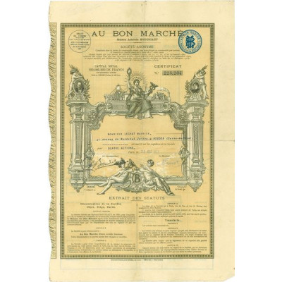 Au Bon Marché - Maison Aristide Boucicaut (nomin)(modèle 1)