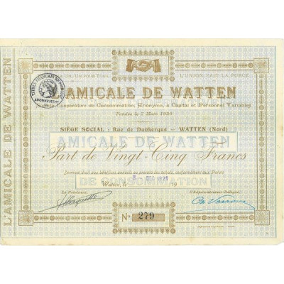L'Amicale de Watten - Sté Coopérative de Consommation