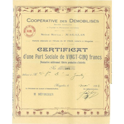 Coopérative des Démobilisés