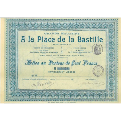 Grands Magasins - A la Place de la Bastille