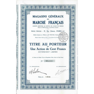 Magasins Généraux du Marché Français