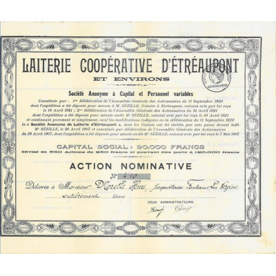 Laiterie Coopérative d'Etréaupont et Environs