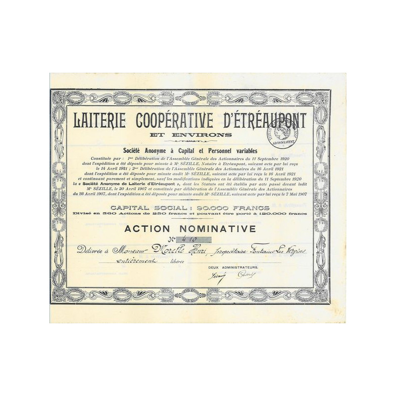 Laiterie Coopérative d'Etréaupont et Environs