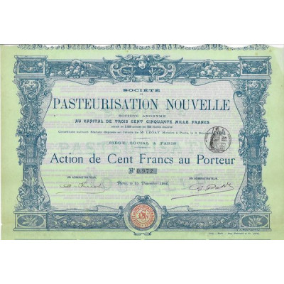 Sté de Pasteurisation Nouvelle