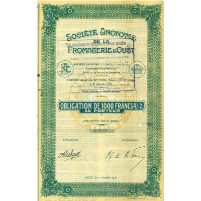 S.A. de la Fromagerie d'Oust