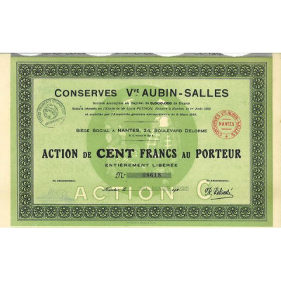 Conserves Vve Aubin-Salles