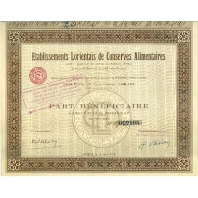 Ets Lorientais de Conserves Alimentaires (PB)