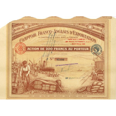 Comptoir Franco-Anglais d'Exportation (Act 200 F)