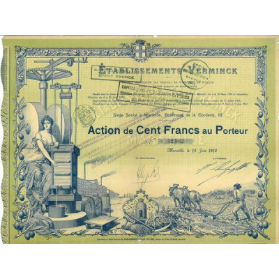 Ets Verminck - Act 100 F - 1912