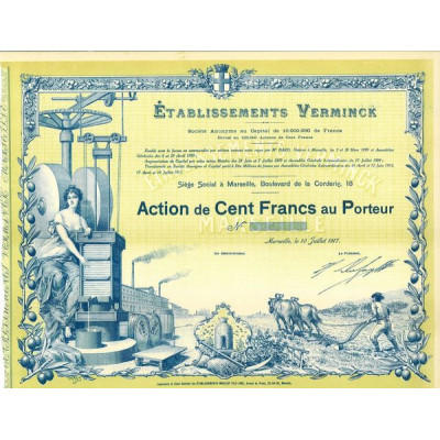 Ets Verminck - Act 100 F - 1917 (blanquette)