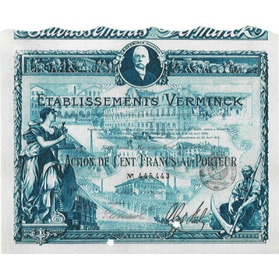 Ets Verminck - Act 100 F - 1920 - bleue