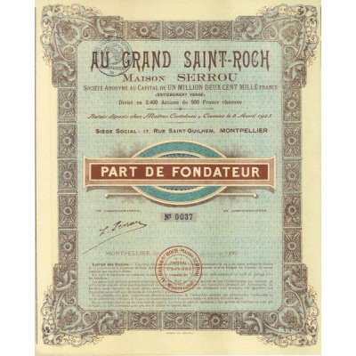 Au Grand Saint-Roch Maison Serrou